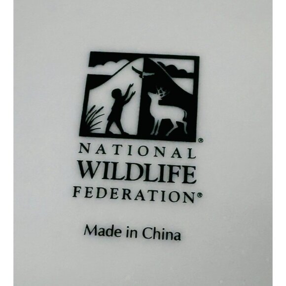 National Wildlife Federation AMERICAN WILDFLOWERS Flower Salad Plates Set of 2 - Picture 6 of 13